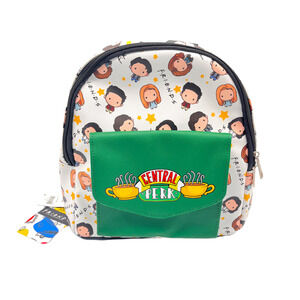 FRIENDS TV SHOW CENTRAL PERK 11" Mini-Backpack Faux Leather Warner Bros. NWT